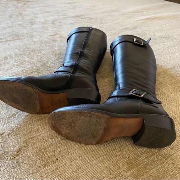 Vero Cuoio Black Leather Boots - Picture 7 of 11